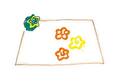 クリスマスのテーブルが華やぐ「野菜スタンプのお祝いランチョンマット」の作り方♪の画像7