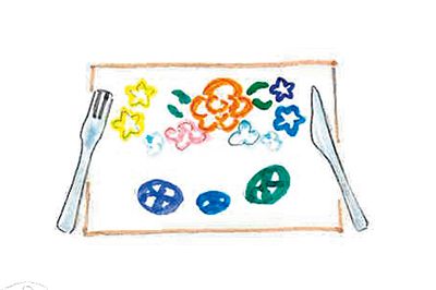 クリスマスのテーブルが華やぐ「野菜スタンプのお祝いランチョンマット」の作り方♪の画像9