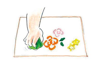 クリスマスのテーブルが華やぐ「野菜スタンプのお祝いランチョンマット」の作り方♪の画像5