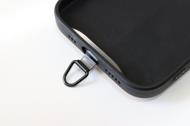 ステンレス製スマホストラップホルダー（BK） 使用方法