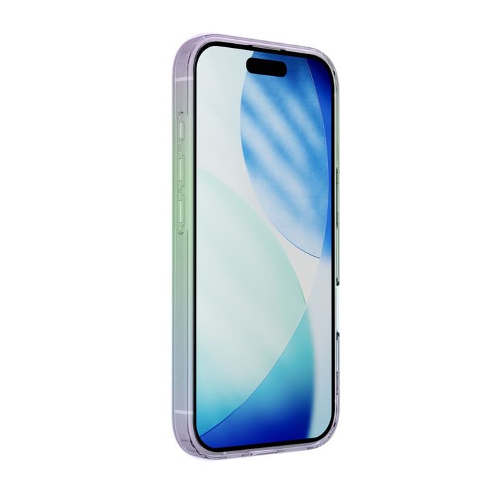 iPhone 17用 クリアポケットケース（オーロラ）液晶