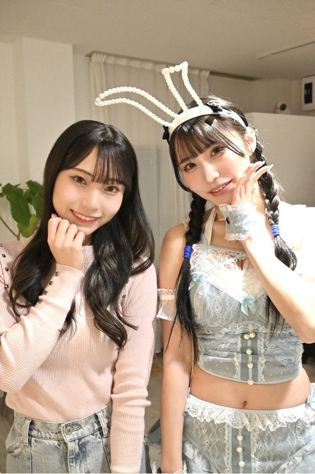 伊織芽衣さんから川越紗彩さんへは「さあやちゃん、お会いできてうれしい！仲良くしてください！だいすきです！」とメッセージを