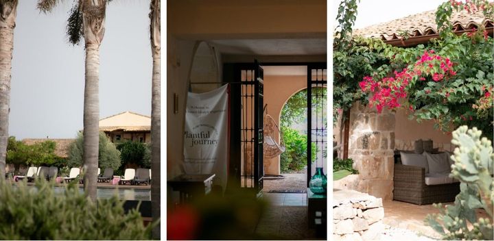 自身が主催した２泊３日の「シチリア島プラントベースウェルネスリトリート」。