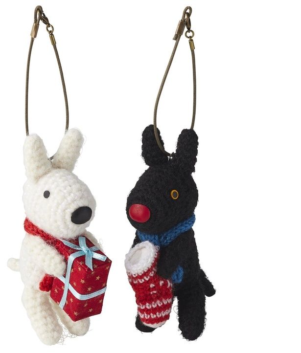 「あみぐるみ(リサ/ガスパール)」(各3850円)