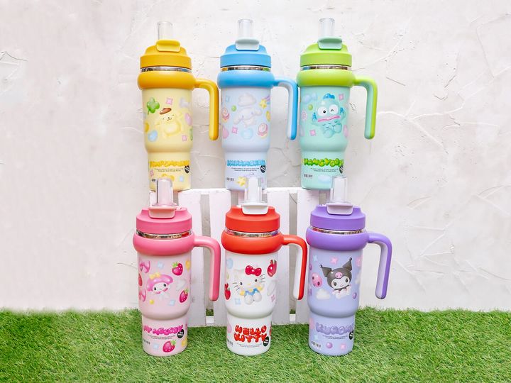 スケーター サンリオキャラクターズ「ぷっくりバルーン 2WAYステンレスタンブラー」