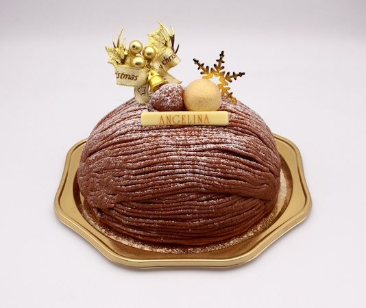 パリ発「アンジェリーナ」のXmas限定スイーツ！クリスマスツリー型のモンブランも登場