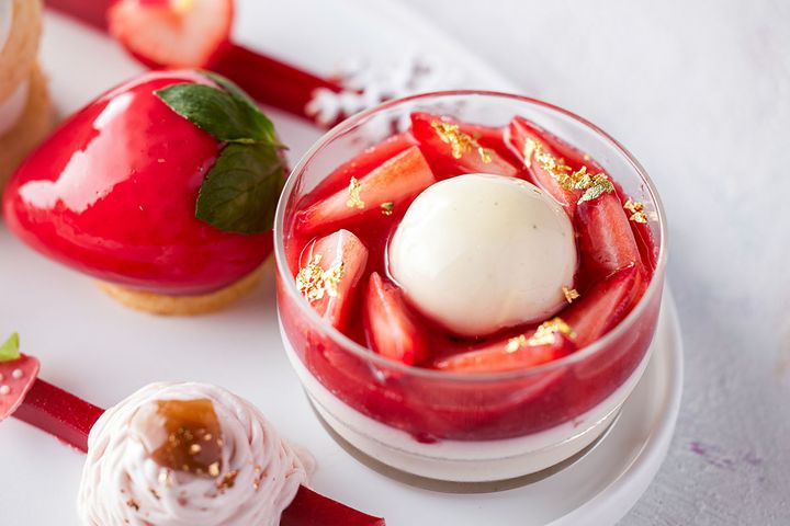 苺パンナコッタ