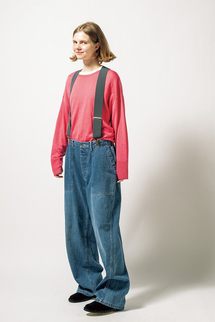 デニムに合わせれば間違いなし！カラフルなニットのコーデ5選