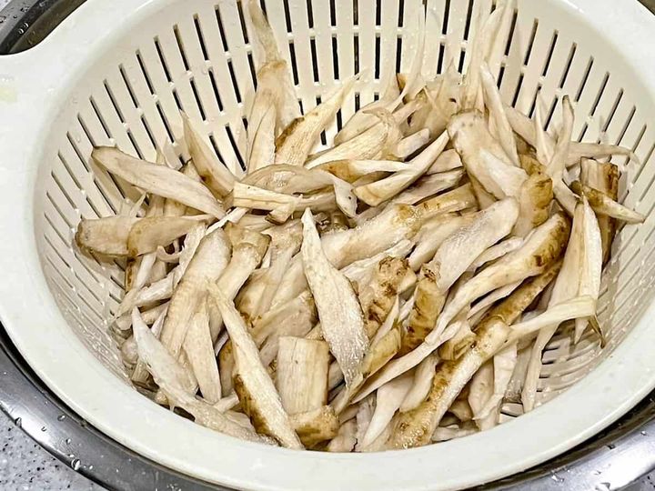 ごぼうのあおさ塩唐揚げ焼き