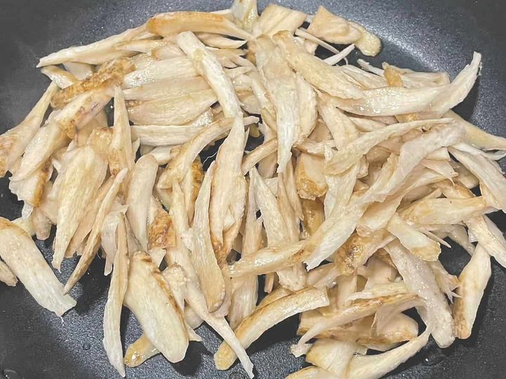 ごぼうのあおさ塩唐揚げ焼き