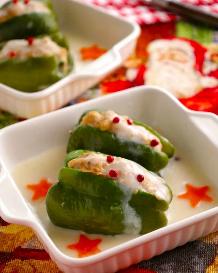 肉詰めピーマン1