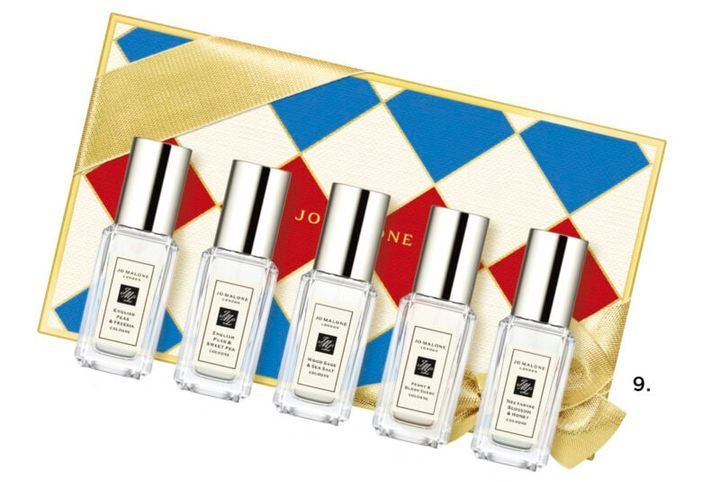 9.コロン コレクション ¥16,940〈イングリッシュ ペアー & フリージア コロン、イングリッシュ ペアー & スイート ピーコロン、ウッド セージ & シー ソルト コロン、ピオニー & ブラッシュ スエード コロン、ネクタリン ブロッサム & ハニー コロン 各9mL〉（ジョー マローン ロンドン）
