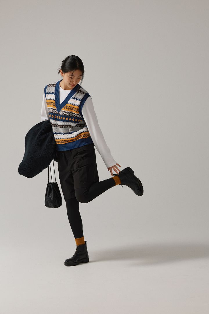 そろそろブーツの出番です！ハーフパンツ＋タイツですっきり着こなし【FUDGE FRIEND おしゃれさんの毎日コーディネート vol.628｜ 栁沼芽以】