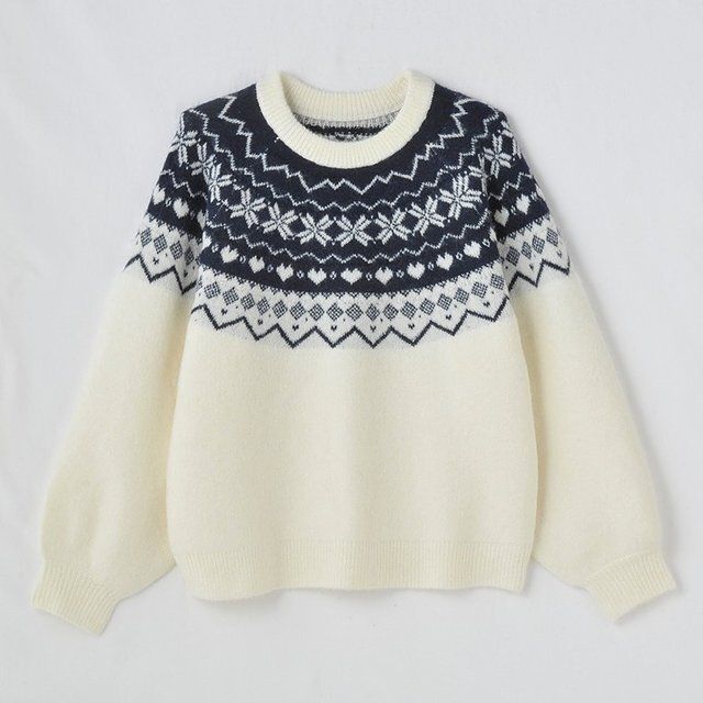 しまむらのニットプルオーバー（瞬間seju）