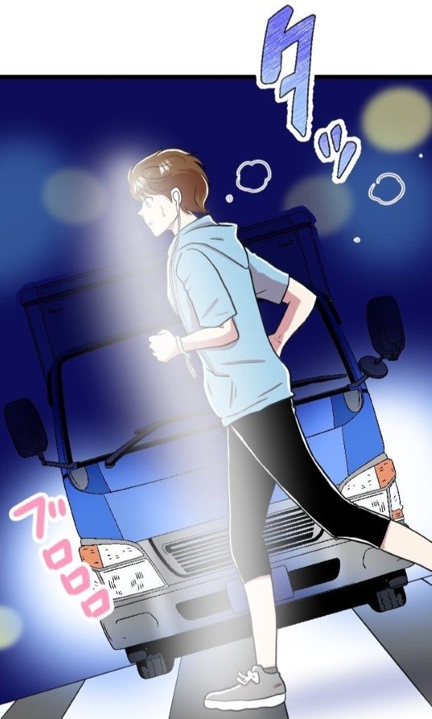 不幸にも信号を無視したトラックが突っ込んできて… 夏野ばな菜(@NatsunoBanana)