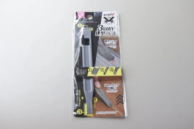 ダイソー 3WAY L型ヘラ（落ち落ちV） パッケージ