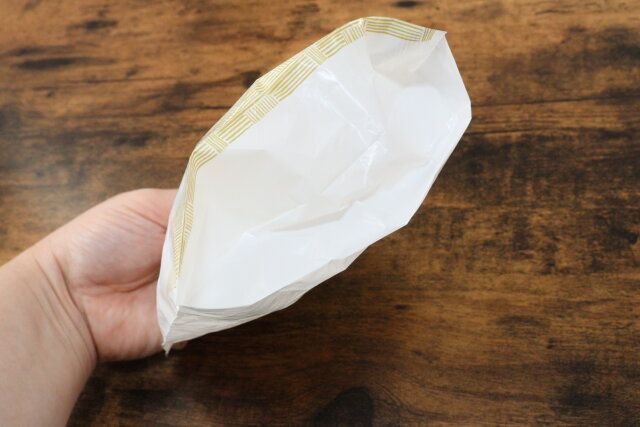 自立型卓上巾着ポリ袋（20枚、バイオマス25％） 底マチ