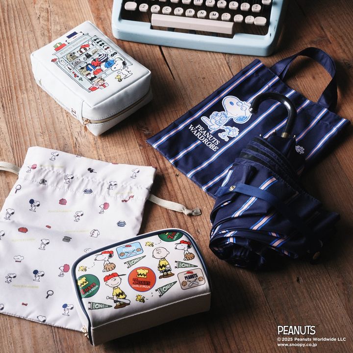 ブック型ポーチ／折りたたみ傘／巾着Mサイズ／スクエアポーチ