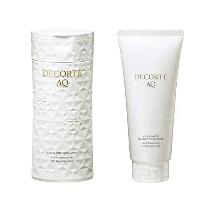 【第4位】コスメデコルテ AQリペアスムースシャンプー& AQ リペア スムース トリートメント コンディショナー