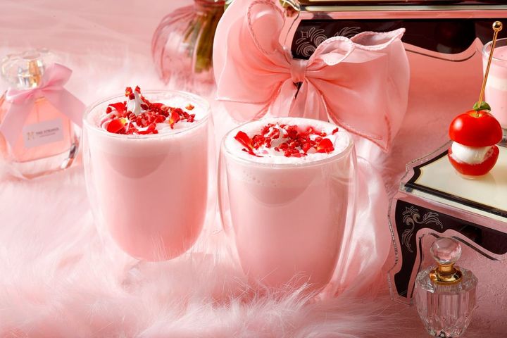 ホットストロベリーカプチーノ