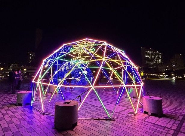 夢の大橋にある大きな「LIGHT DOME」