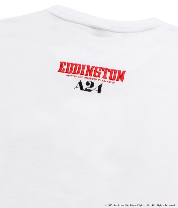 『エディントンへようこそ』のロゴとA24のロゴがデザインされている [c]2025 Joe Cross For Mayor Rights LLC. All Rights Reserved.