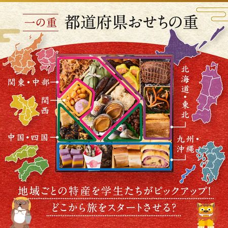 立命館大学とおせち専門店「板前魂」がコラボした、旅行気分を味わえるおせち発売！