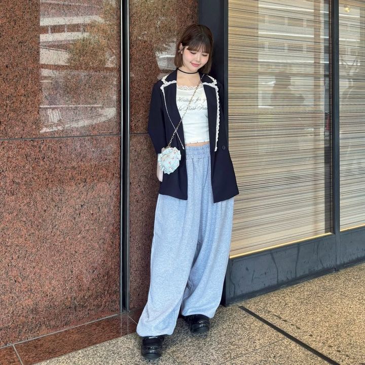 【SNAP】ゆるっとパンツで甘すぎないコーデ♡ Hanaさん