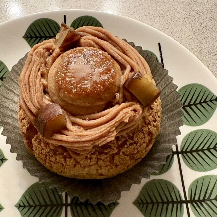 秋限定のモンブランブリュレ