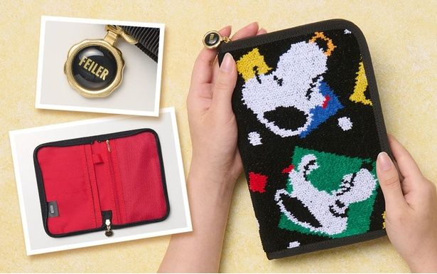 マルチケースの内側。メッシュポケット、ペンホルダー、カードポケットなど機能が充実