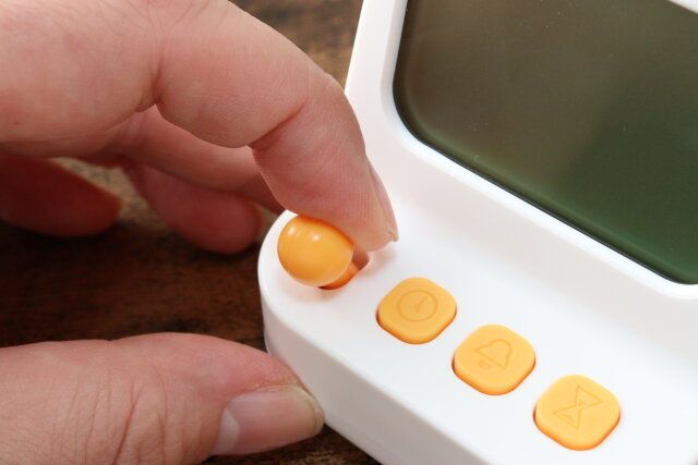 ゲーム機型デジタル時計 レバー