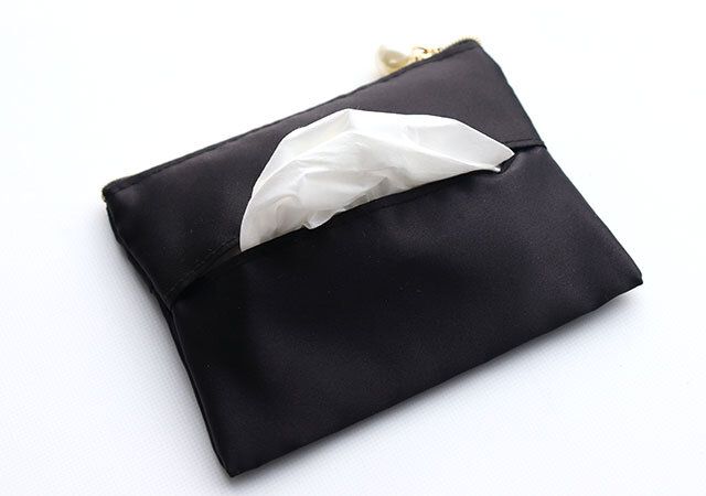 ALEXANDRE DE PARIS[アレクサンドル ドゥ パリ]乙女の身だしなみ3点セットティッシュポーチ使用例①