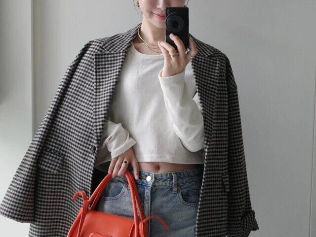 2025冬gu大人女性おすすめコージーメルトンチェックハーフコート