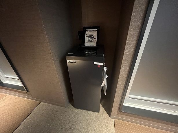 水着用の脱水機と濡れたものを入れるビニール袋は自由に使ってOK