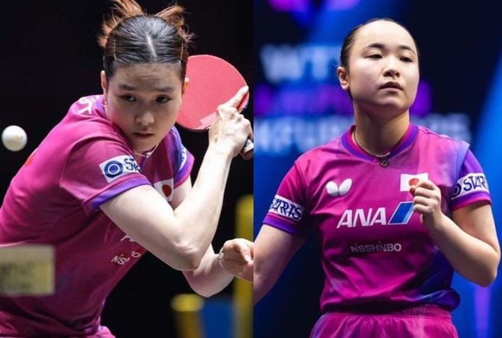 橋本帆乃香、伊藤美誠（C）WTT