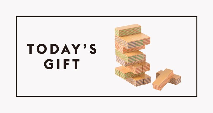 〈NEW EDITION FURNITURE × HIGHTIDE〉のブロックタワー