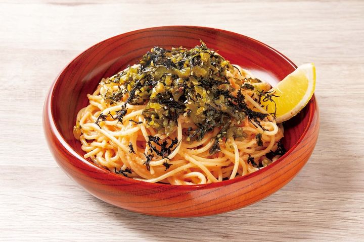 12月16日（火）限定で550円（税込）で販売される「辛子明太子と高菜のスパゲッティ」 width=
