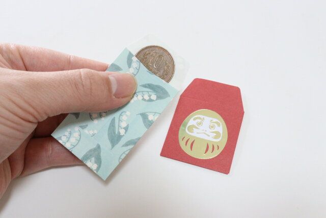 ぽち袋（豆ぽち、はな） ぽち袋（豆ぽち、四角、縁起物） 使用例