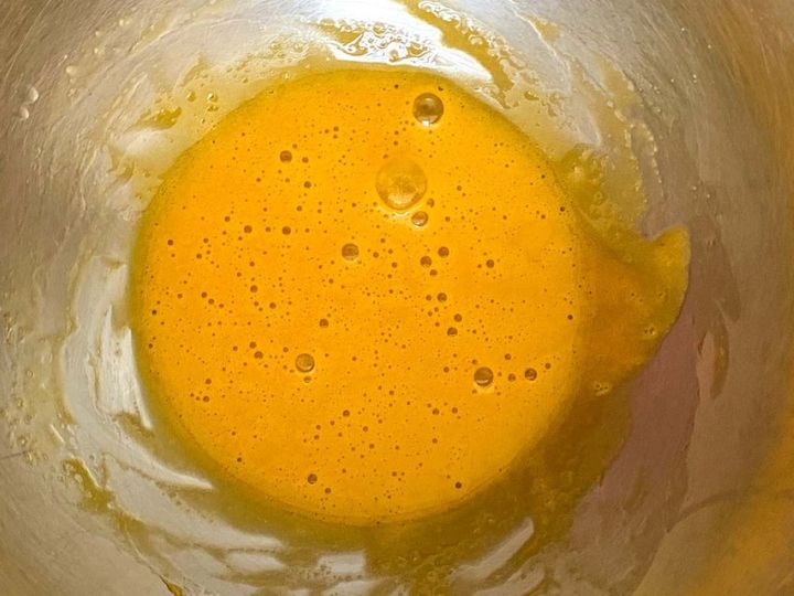 チョコバナナの米粉カップシフォンケーキ