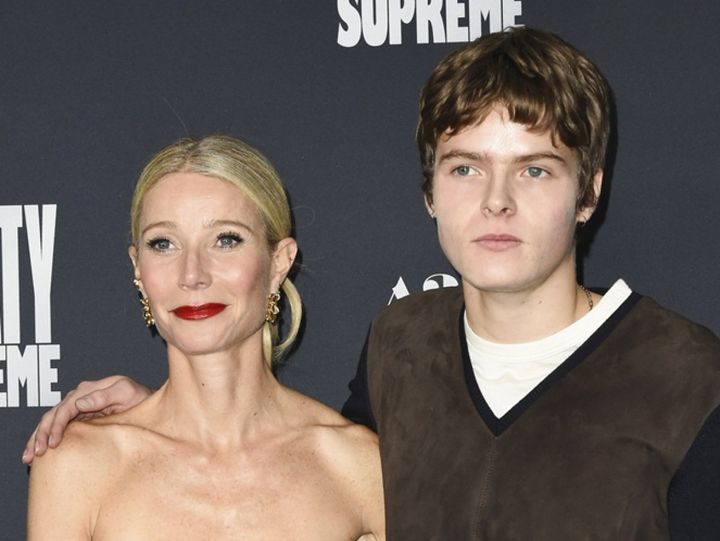 グウィネス・パルトロー＆モーゼス・マーティン、『マーティ・シュプリーム 世界をつかめ』LAプレミアに登場 （C）AFLO width=