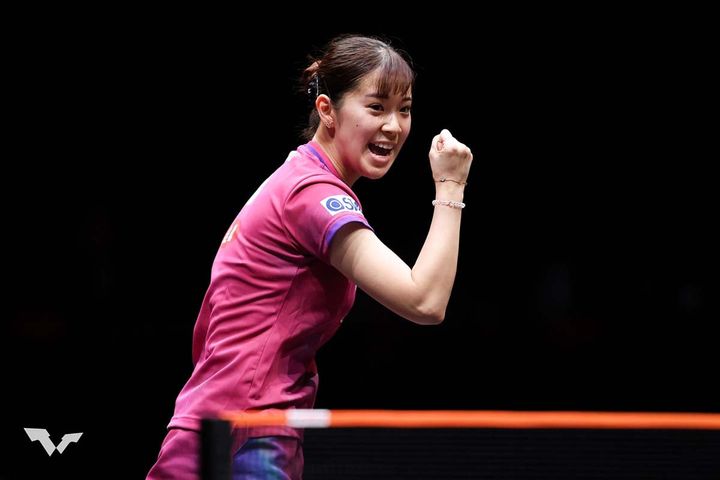 長﨑美柚（C）WTT