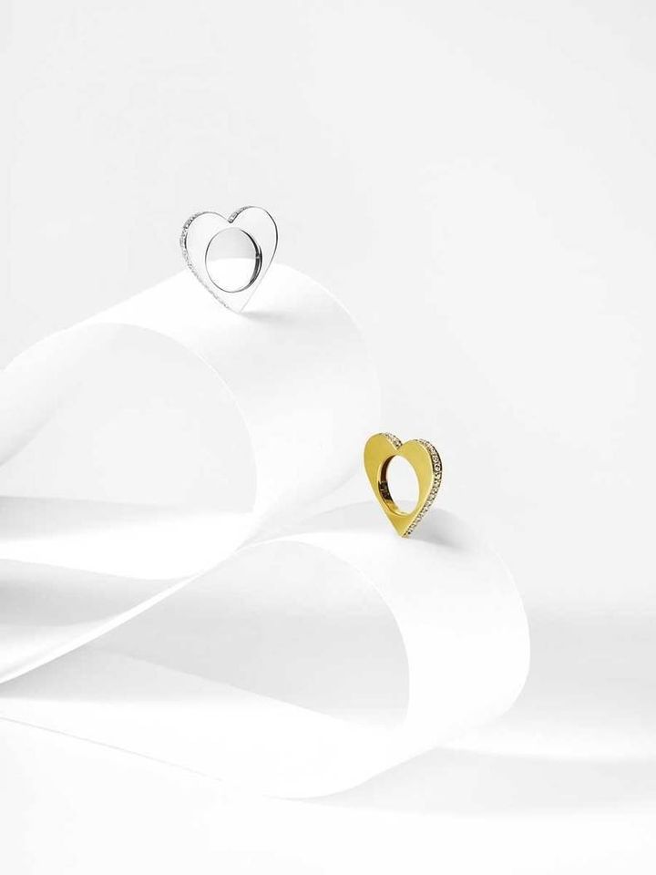 冬のボーナスの買い物におすすめ！ 価格別・arエディター購入品11選 Valentine （上）Heart Ring（full eternity/silver）￥64,900 （下）Heart Ring（full eternity/gold）￥65,780