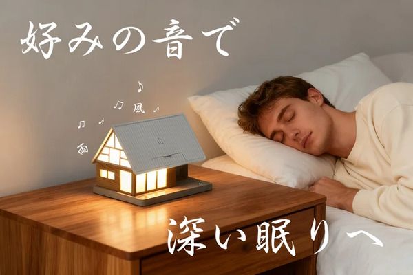 優しい光と好きな音に包まれる、ハウス型ワイヤレス高速チャージャー先行販売中！