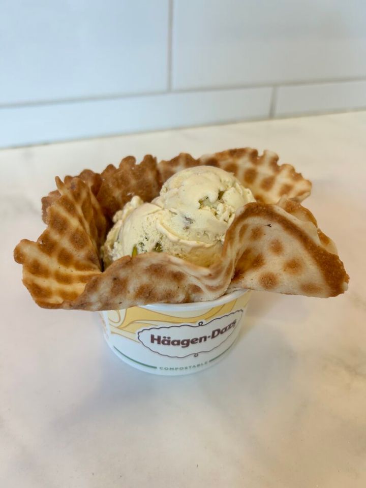 ピスタチオのアイスクリーム