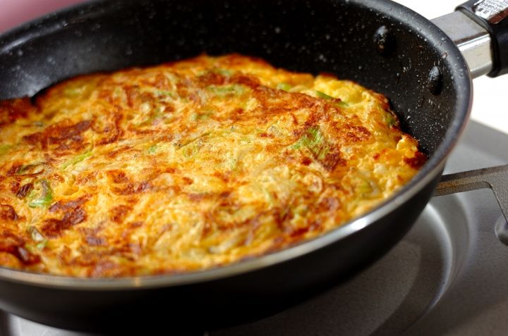 ネギとシラスの卵焼きの作り方3