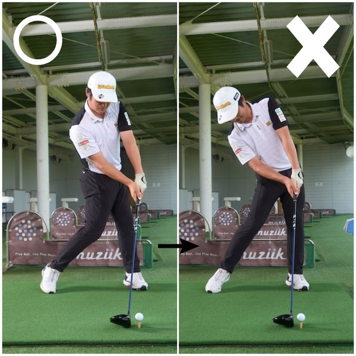 +10ヤードの飛距離アップテク！右足を止めずに回しながら振り抜く