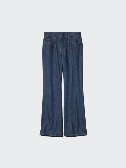 2025ユニクロ大人女性おすすめデニムブーツカットジーンズ