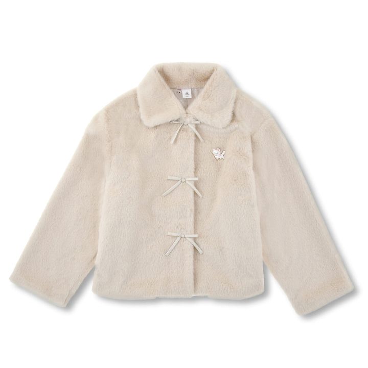 マリー おしゃれキャット ブルゾン ブローチ付き ベージュ ARISTOCATS 55TH