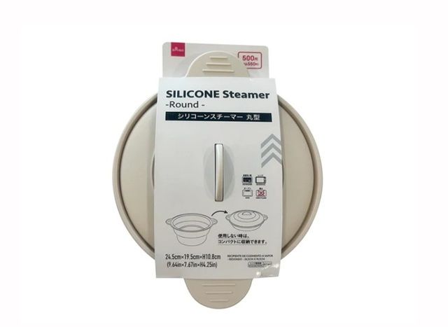 ダイソー シリコーンスチーマー（丸）