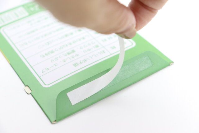 万型封筒 5枚 ぺりぺりお菓子パッケージ 剥離紙